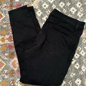 Frame Denim Le High Skinny Jeans in Black